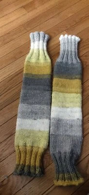 Women's/Girls "Tall" Multi Color Leg Warmers 25" Seamless, Ribbed Top/Bottom - Image 1 of 4