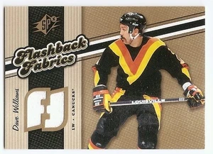 06/07 SPx FLASHBACK FABRICS GAME JERSEY Tiger Williams #121 - Bild 1 von 1