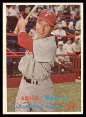 1957 Topps #231 Solly Hemus  Philadelphia Phillies EX-EXMINT - Image 1 of 2