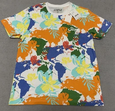 Camiseta Staple Pigeon Para Hombre S Pequeña Multicolor Manga Corta Cuello Redondo Ropa de Calle Foto 1 de 4