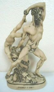 Vintage Greek Resin Statue - Hercules and Throwing Lichas - - Picture 1 of 7