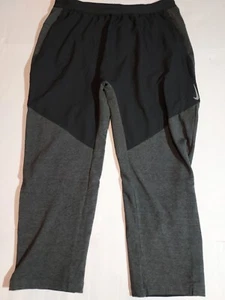 Pantaloni da uomo Nike Yoga Dri-FIT taglia XL grigi/neri vestibilità sciolta DH1933-032 - Foto 1 di 8