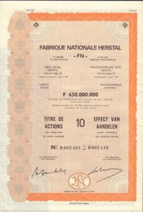 FN Fabrique Nationale Herstal Belgium (Parentcomp Browning Arms/ Winchester)1978 - Picture 1 of 1