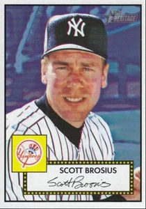 2001 Topps Heritage Baseball Scott Brosius New York Yankees #193 - Picture 1 of 2