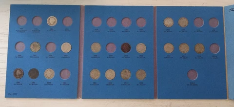 Liberty V Nickel Collection 18 Coin Set Whitman Folder Free Shipping Cover