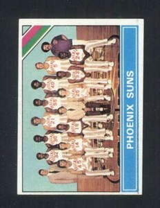 1975-76 Topps #217 Phoenix Suns NM/NM+ Suns TC 119616