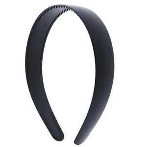 Motique Accessories 1 inch Plastic Hard Headband with Teeth Headband Women Girls - Picture 1 of 32
