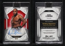 2020 Topps UFC Striking Signatures Red /8 Daniel Cormier #STS-DC Auto