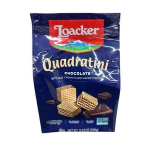 1 Loacker, Oblate mundgerechte dunkle Schokolade, WAFER 8,82 Unzen gentechnikfrei 7/25 - Bild 1 von 2