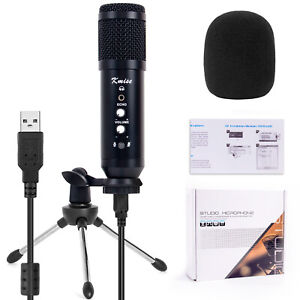 USB Condenser Microphone for Window&Mac,Gaming Recording Broadcast with Stand