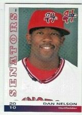 2010 Harrisburg Senators (Double-A Washington Nationals) Dan Nelson