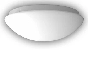 Treppenhausbeleuchtung Opalglas matt Ø 35cm, Garagenlampe Kellerleuchte Diele - Bild 1 von 3