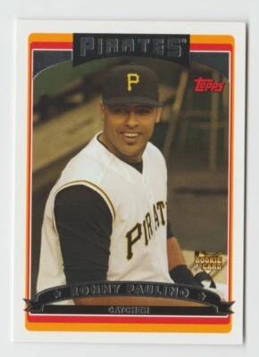2006 Topps Baseball #630 Ronny Paulino RC - Pittsburgh Pirates - Image 1 of 2