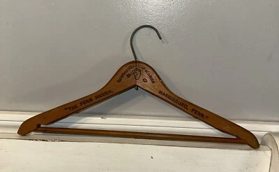 Vintage Advertising Wood Hanger The Penn Harris Pittsburg Cleaning - Image 1 of 4