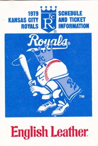 1979 KANSAS CITY ROYALS BASEBALL POCKET SCHEDULE - Picture 1 of 1