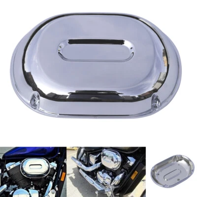 Chrome ABS Air Filter Cover Protector For Honda 01-07 VT750DC Shadow Spirit  - Imagem 1 de 4