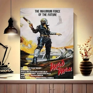 Mad Max 1979 - Maximum Force Movie Poster Canvas Unframed 20x30cm Free Post - Imagen 1 de 4