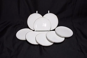 Tauchplatten Weißgoldrand 4" 8 Stück - Bild 1 von 3