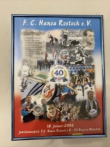 Hansa Rostock- Bayern München, Jubiläumsspiel 2006, 40 Jahre FCH, Wandbild - Bild 1 von 5