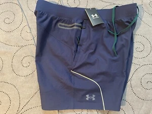UNDER ARMOUR ANYWHERE ELITE TECH #410 D. BLUE FITTED SHORTS SIZE XL MEN $80.00 - Picture 1 of 4