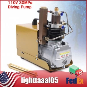 4500 PSI Elektrischer Luftkompressor Tauchen Pumpe Hochdruck Wasserkühlung - Bild 1 von 21