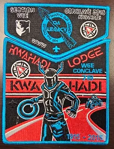 OA Kwahadi Lodge 78 2pc set 2015 Centennial W6E Conclave - Tron - Picture 1 of 1