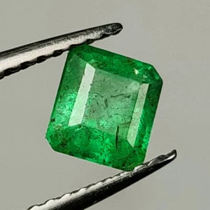 0,57 quilates - Esmeralda natural de Zambia forma octágono buen brillo gema verde - 3479 - Imagen 1 de 2