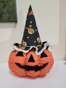 De colección Hecho a Mano Relleno Jack-O-Lantern Calabaza Bruja Artes y Manualidades Decoración de Halloween  - Imagen 1 de 9