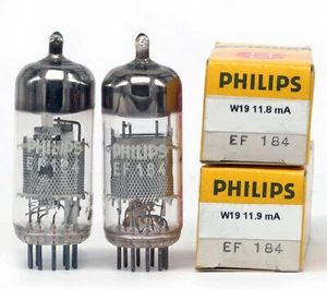 PAR EMPAREJADO PHILIPS EF184/6EJ7 NOS HOLLAND Válvula Tubo Vávula ೵ഀ 真空管 电子管 - Imagen 1 de 1