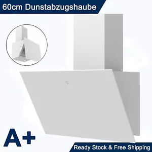 60cm Kopffreie Wandhaube Dunstabzugshaube 700m³/h Schräghaube Glas Dunstabzug - Bild 1 von 13