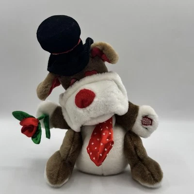 Rare Vintage DanDee Animated Musical Hobo Plush Dog Works See Video - Image 1 of 4