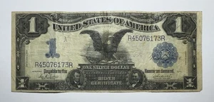 1899 $1 Black Eagle Silver Certificate Fr . 232 - Picture 1 of 2