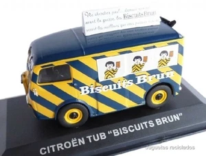 CITROEN TUB BISCUITS BRUN 1:43 Ixo Altaya VAN Furgoneta - Imagen 1 de 2