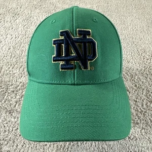 Notre Dame Fighting Irish Hat Cap Mens Green Adjustable Strap Under Armour Ncaa - Picture 1 of 9