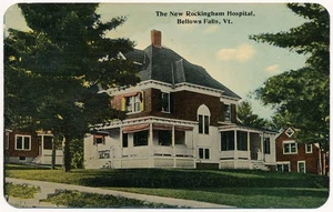 The New Rockingham Hospital, Bellows Falls, Vermont 1914 - Imagen 1 de 2