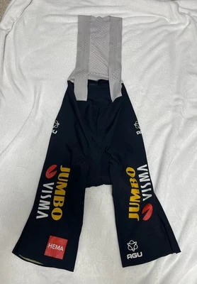 Jumbo Visma Issued Race Riejanne Markus Cycling Cycle Bib Bike Shorts Bibs Sz S - Image 1 of 4