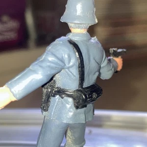 Vintage Timpo German Infantry Soldier With GREY Hair RARE Look 👀 - Picture 1 of 6