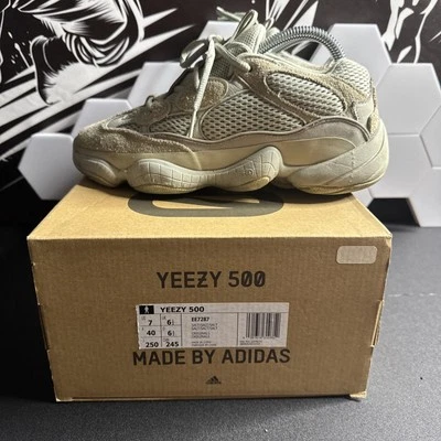 Size 7- adidas Yeezy 500 Salt - Image 1 of 4