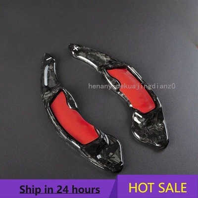 For Subaru Legacy WRX BRZ XV Forester Carbon Fiber Steering Wheel Paddle Shifter - Image 1 of 4