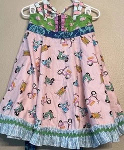 Matilda Jane Platinum Ellie Roundabout “Whale Are You Going” Size 6. Scooters - Picture 1 of 11