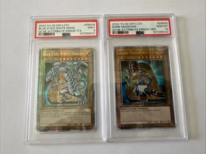 Yugioh 2023 LC01-EN004/EN005 QCSE Attribute Error PSA 9 & PSA 10 - Picture 1 of 3