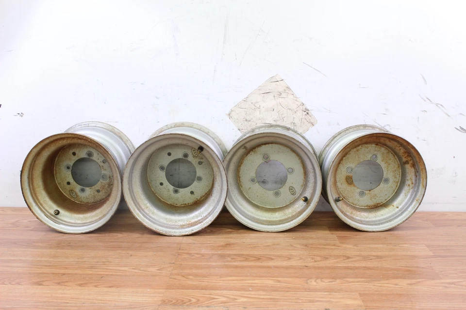 Yamaha Timberwolf 250 1996 llanta delantera y trasera ITP acero 4 piezas Foto 1 de 4