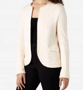 Danskin Frayed Edge Open Jacket Birch - Picture 1 of 21