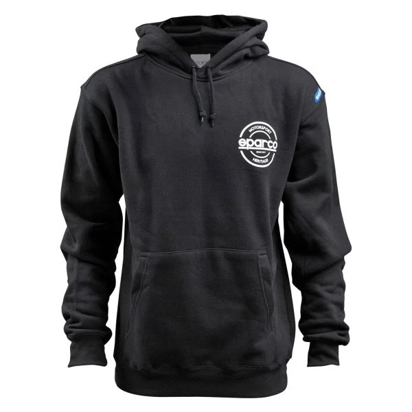Sparco WWW Hooded Sweatshirt S-Seal Sleeve X Large Black Menes SP03300NR4XL - Изображение 1 из 1