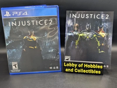 Injustice 2 ( Sony PlayStation 4 PS4 ) CIB - Mint Disc - Pristine - Warranty  - Image 1 of 4