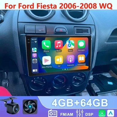 9" For Ford Fiesta 2006-2008 Wireless Carplay Android auto Head unit Car radio - Image 1 of 4