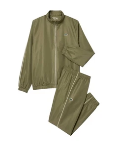 Conjunto completo de chándal Lacoste verde caqui para hombre parte superior inferior joggers WH2574 - Imagen 1 de 7
