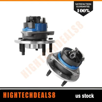 Front Wheel Hub Bearings Assembly (2) For Chevrolet Malibu 1997 1998 1999-2003 — 第 1/4 张图片