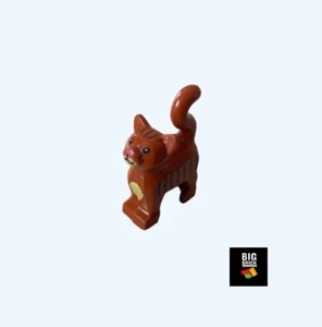 BBLB Brick Dark Orange Cat , City Farm Animal , Lego compatible- New - Picture 1 of 2