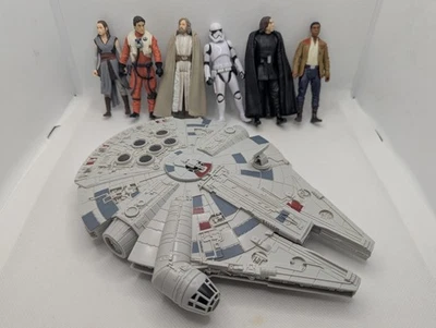 Star Wars Millennium Falcon & Figures Bundle Hasbro 2015 - Image 1 of 4